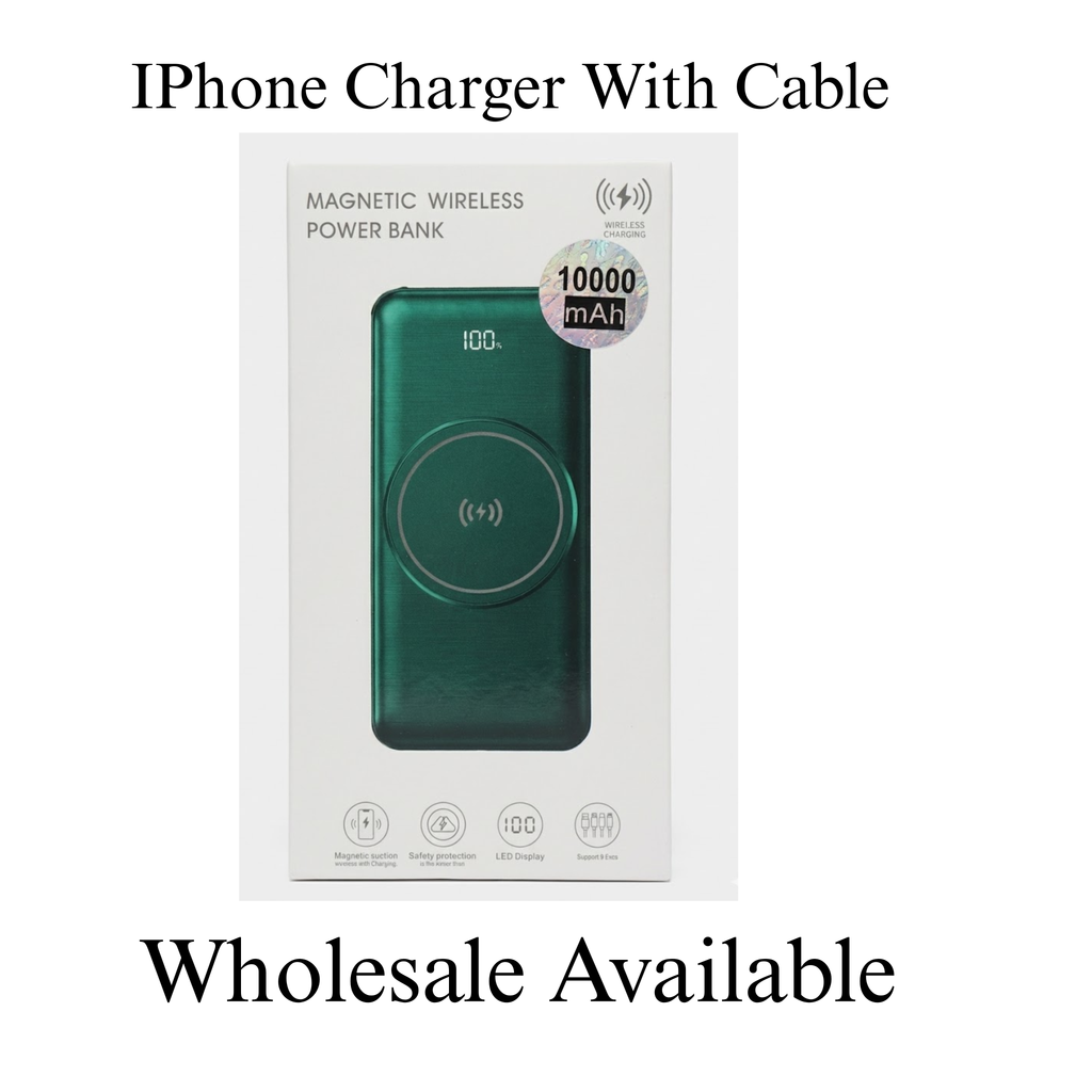 Metallic Series: 10000mAh MagSafe Wireless Power Bank | 20W Fast Charge