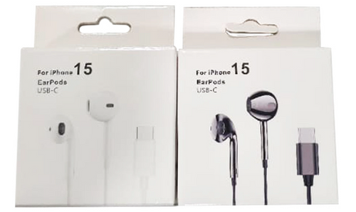 Original Quality USB-C Earphones for iPhone 15 Pro Max / iPad / Android