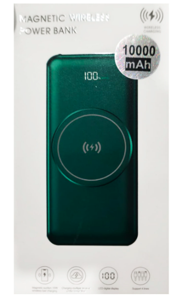 Metallic Series: 10000mAh MagSafe Wireless Power Bank | 20W Fast Charge